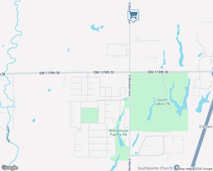 map of restaurants, bars, coffee shops, grocery stores, and more near 4713 Southwest 121st Street in Oklahoma City