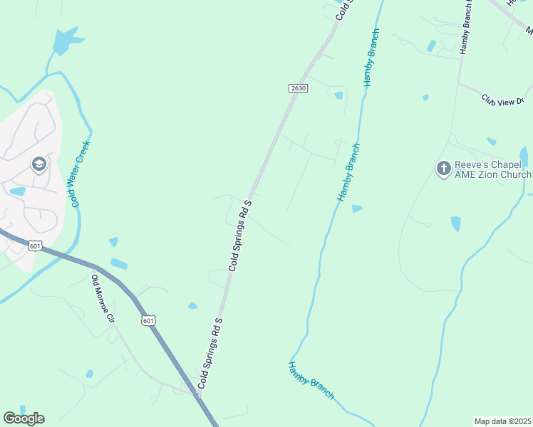 map of restaurants, bars, coffee shops, grocery stores, and more near 5001 Cold Springs Road South in Concord