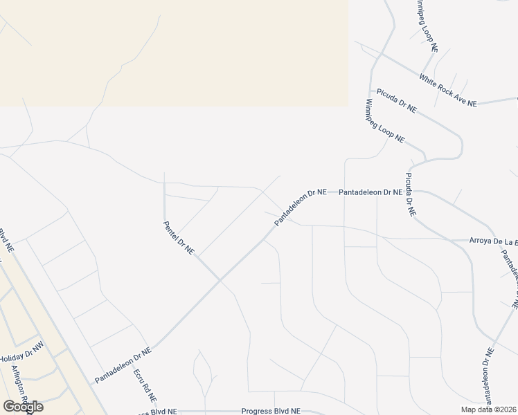 map of restaurants, bars, coffee shops, grocery stores, and more near Comstock Road Northeast in Rio Rancho
