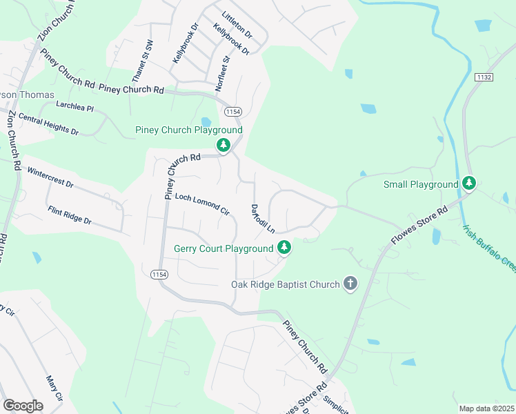 map of restaurants, bars, coffee shops, grocery stores, and more near 5098 Daffodil Lane in Concord