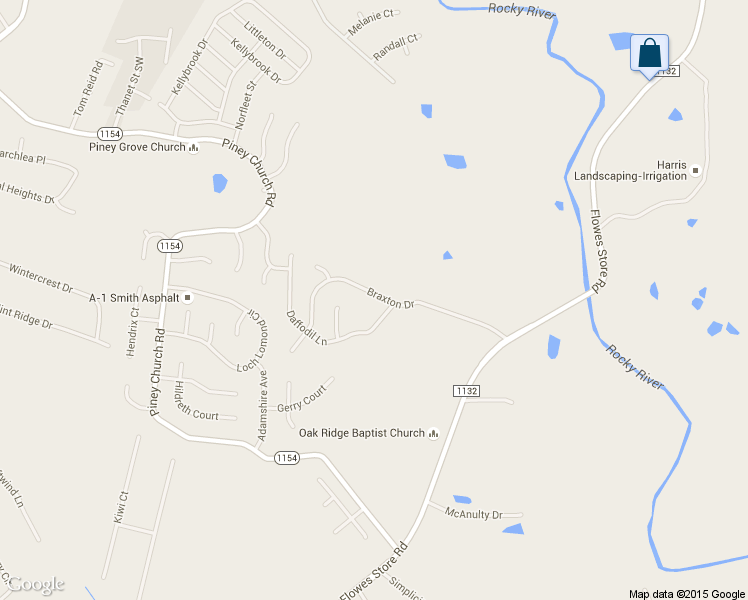 map of restaurants, bars, coffee shops, grocery stores, and more near 1062 Braxton Drive in Concord