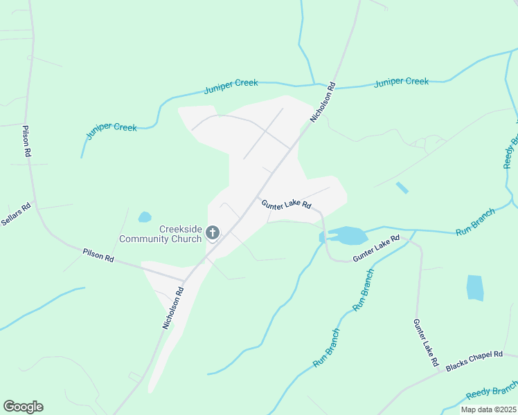 map of restaurants, bars, coffee shops, grocery stores, and more near 2103 Nicholson Road in Sanford