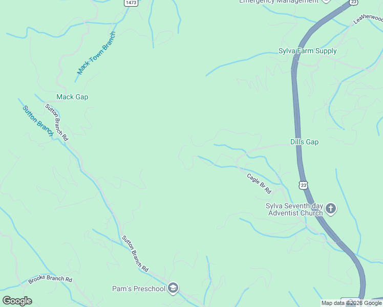 map of restaurants, bars, coffee shops, grocery stores, and more near 4 Julian Heights in Sylva