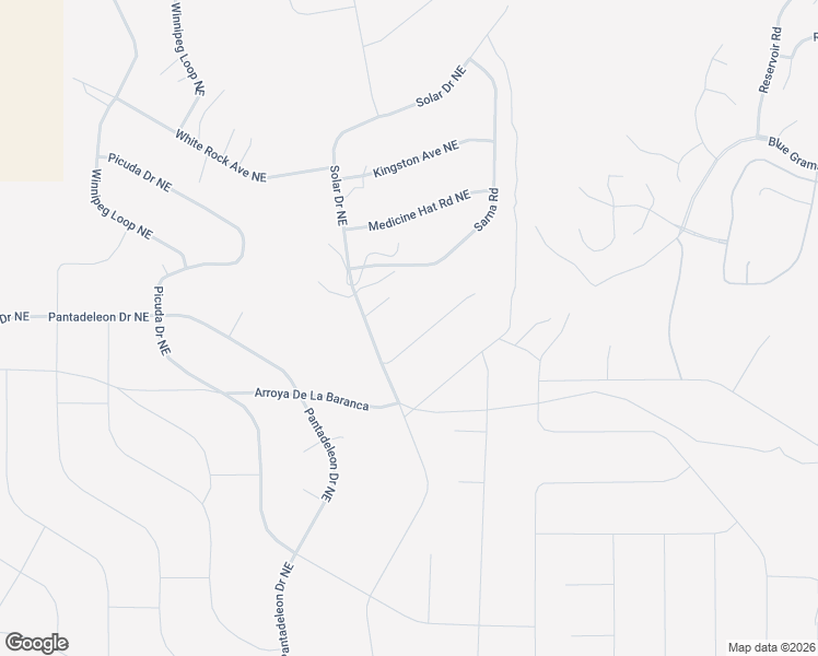 map of restaurants, bars, coffee shops, grocery stores, and more near 1027 Tascal Court Northeast in Rio Rancho