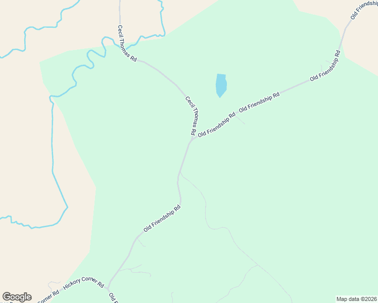 map of restaurants, bars, coffee shops, grocery stores, and more near 2885 Old Friendship Road in Finger