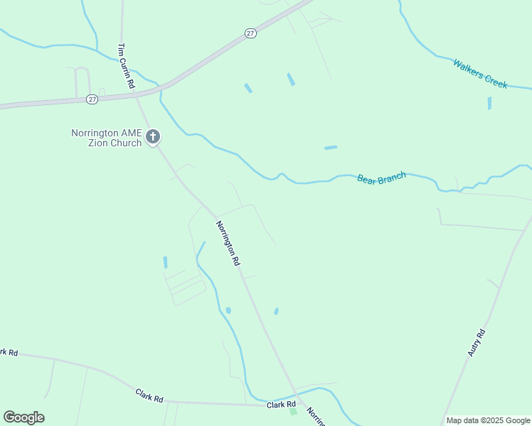 map of restaurants, bars, coffee shops, grocery stores, and more near 165 Mack Road in Lillington