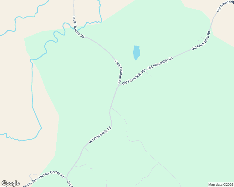 map of restaurants, bars, coffee shops, grocery stores, and more near 2885 Old Friendship Road in Finger