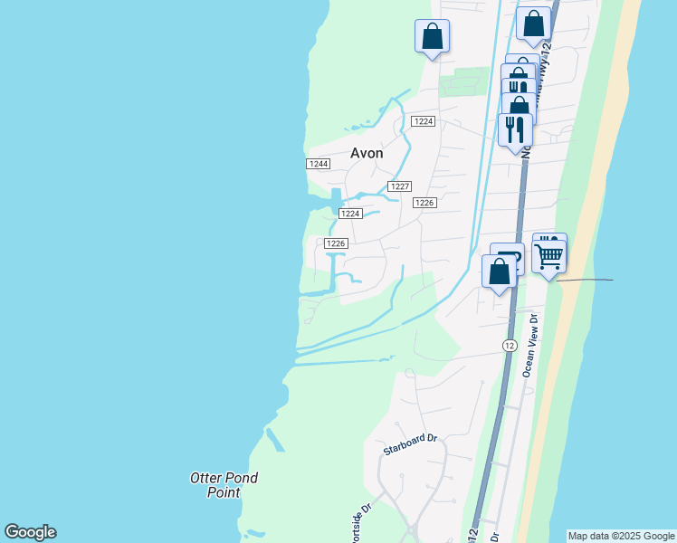map of restaurants, bars, coffee shops, grocery stores, and more near 40175 Landing Lane in Avon