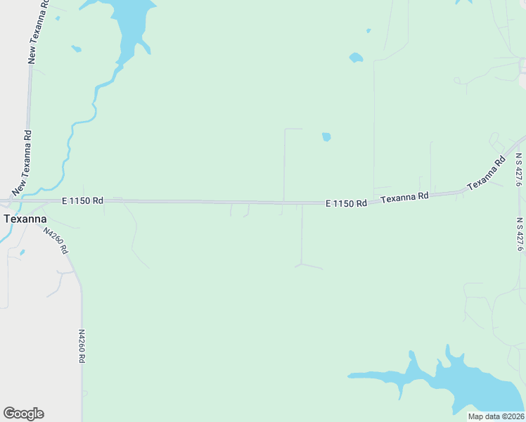 map of restaurants, bars, coffee shops, grocery stores, and more near 426544 East 1150 Road in Checotah