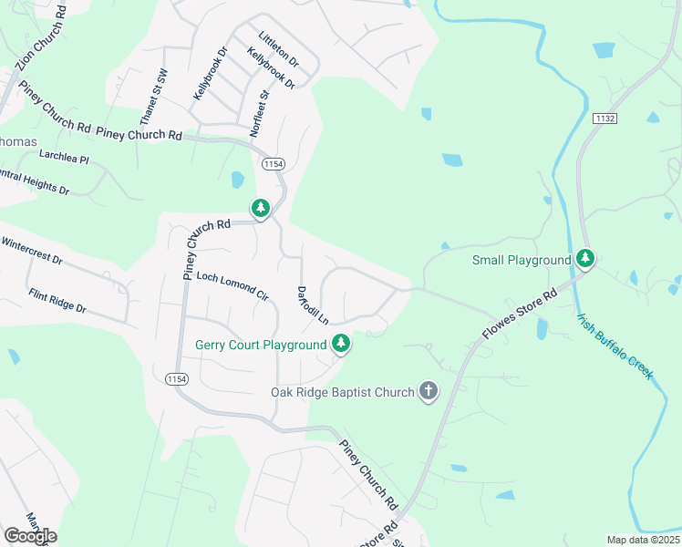 map of restaurants, bars, coffee shops, grocery stores, and more near 1030 Braxton Drive in Concord