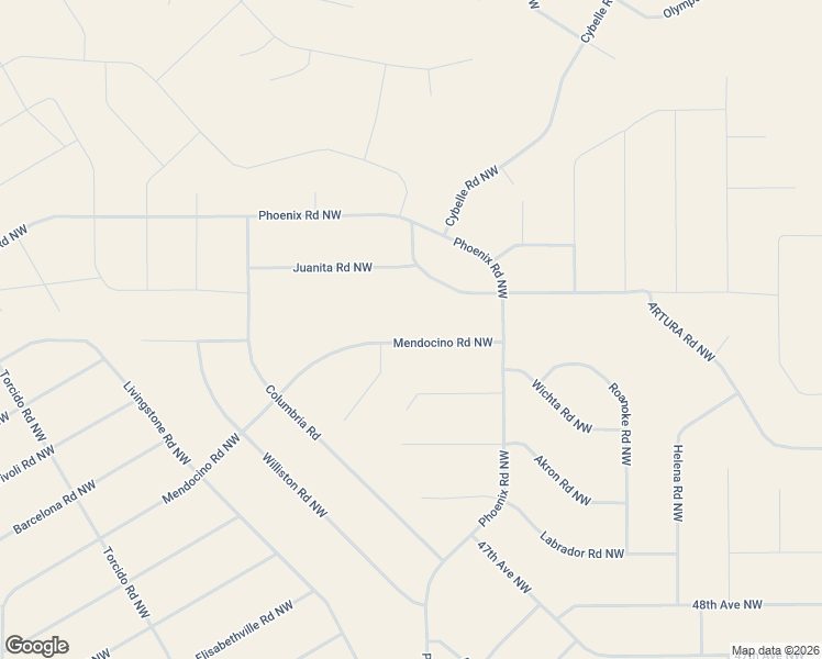 map of restaurants, bars, coffee shops, grocery stores, and more near Mendocino Road Northwest in Rio Rancho