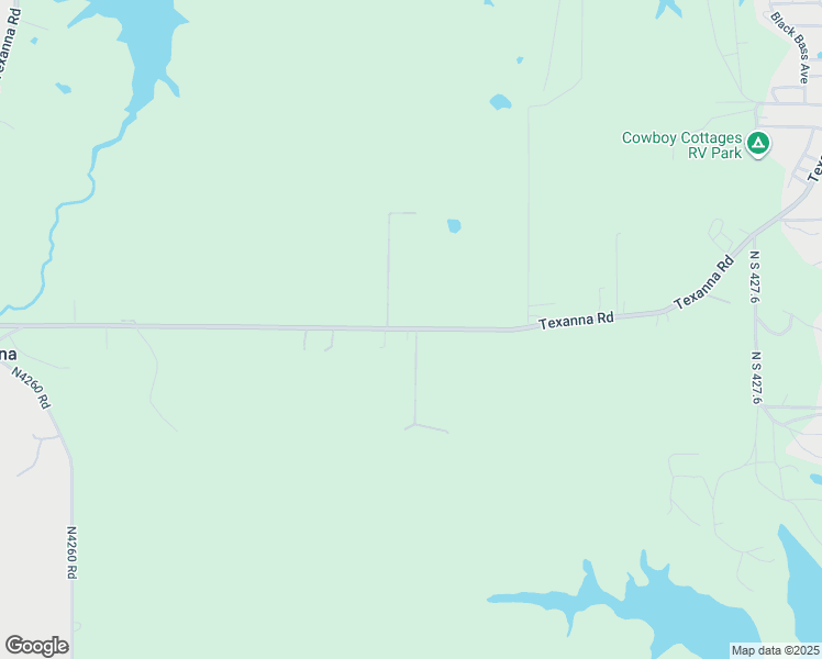 map of restaurants, bars, coffee shops, grocery stores, and more near 428784 East 1150 Road in Porum