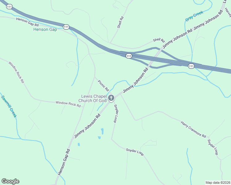 map of restaurants, bars, coffee shops, grocery stores, and more near 523 Lewis Chapel Road in Graysville