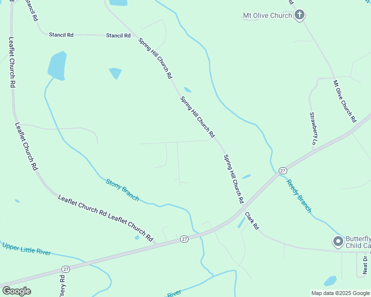 map of restaurants, bars, coffee shops, grocery stores, and more near 131 Suitt Road in Lillington