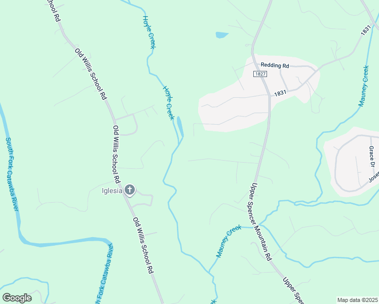 map of restaurants, bars, coffee shops, grocery stores, and more near 208 Rainbow Drive in Stanley