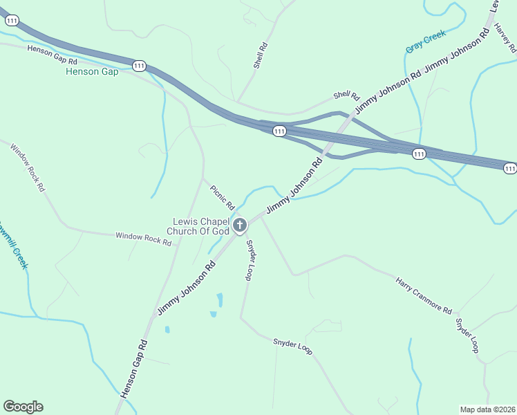 map of restaurants, bars, coffee shops, grocery stores, and more near 523 Lewis Chapel Road in Graysville