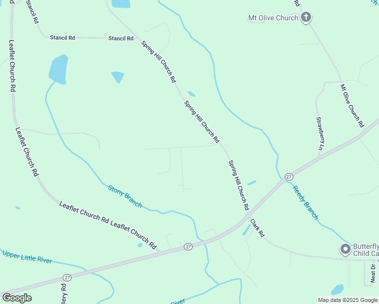 map of restaurants, bars, coffee shops, grocery stores, and more near 131 Suitt Road in Lillington
