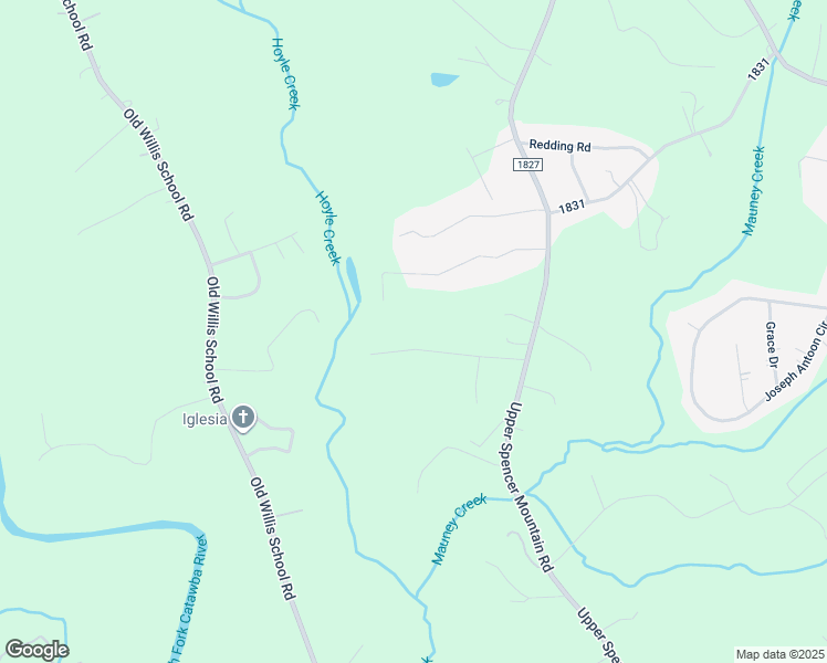 map of restaurants, bars, coffee shops, grocery stores, and more near 174 Rainbow Drive in Stanley