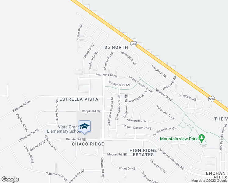 map of restaurants, bars, coffee shops, grocery stores, and more near 4909 Woodhaven Drive Northeast in Rio Rancho