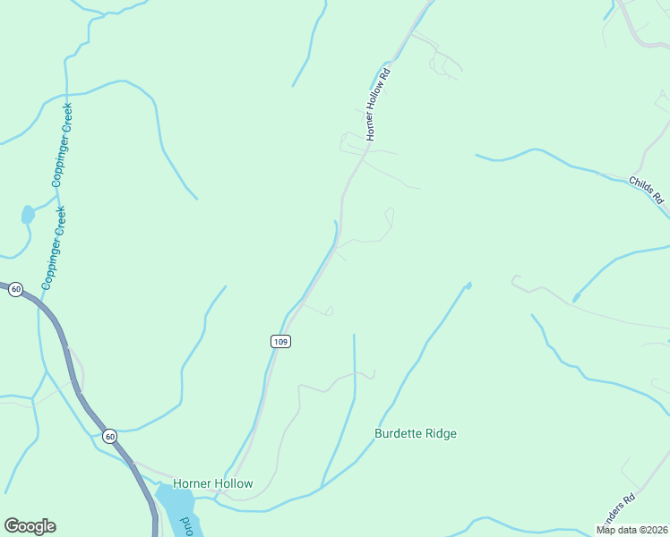 map of restaurants, bars, coffee shops, grocery stores, and more near 1087 Horner Hollow Road in Birchwood