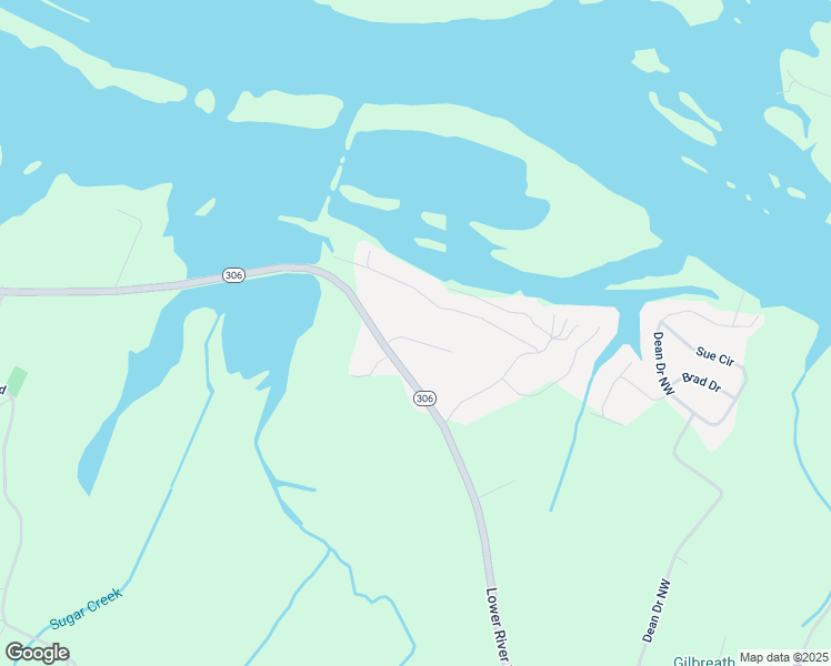 map of restaurants, bars, coffee shops, grocery stores, and more near 175 Woods Subdivision Lane in Georgetown