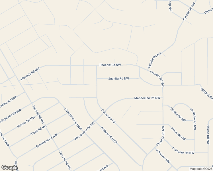 map of restaurants, bars, coffee shops, grocery stores, and more near Columbria Road in Rio Rancho