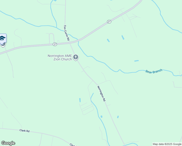 map of restaurants, bars, coffee shops, grocery stores, and more near 365 Norrington Road in Lillington
