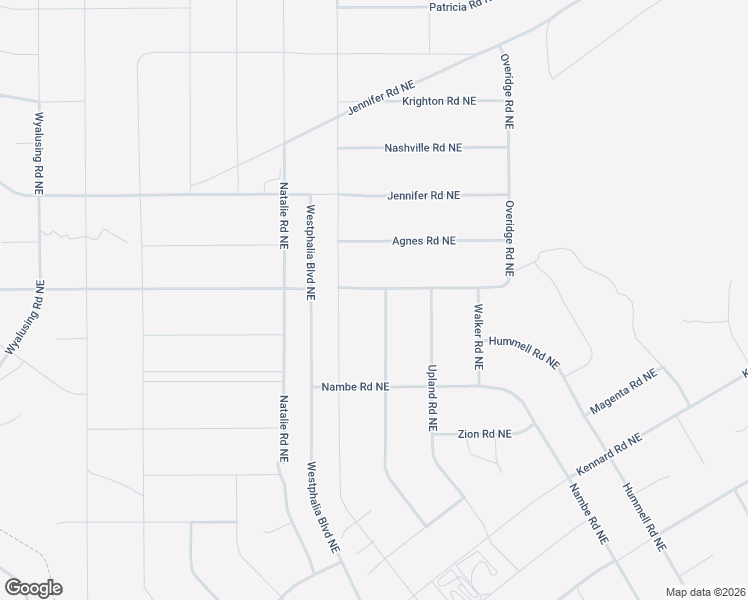 map of restaurants, bars, coffee shops, grocery stores, and more near 7100 Albany Hills Court Northeast in Rio Rancho