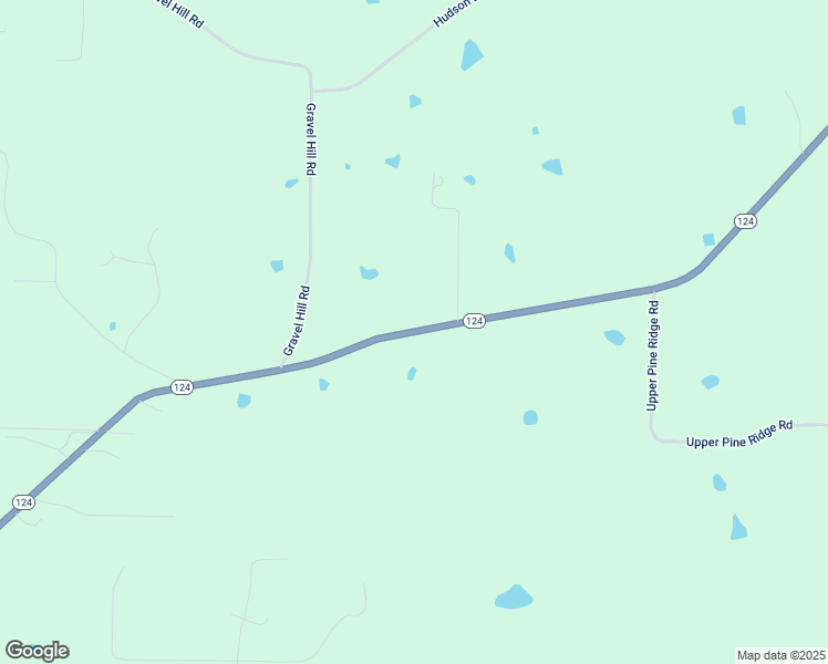 map of restaurants, bars, coffee shops, grocery stores, and more near 9141 Arkansas 124 in Russellville