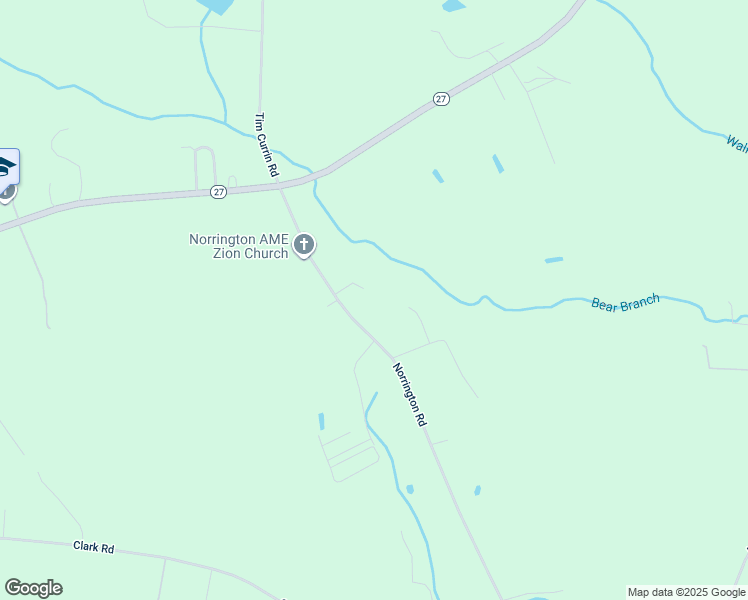 map of restaurants, bars, coffee shops, grocery stores, and more near 365 Norrington Road in Lillington