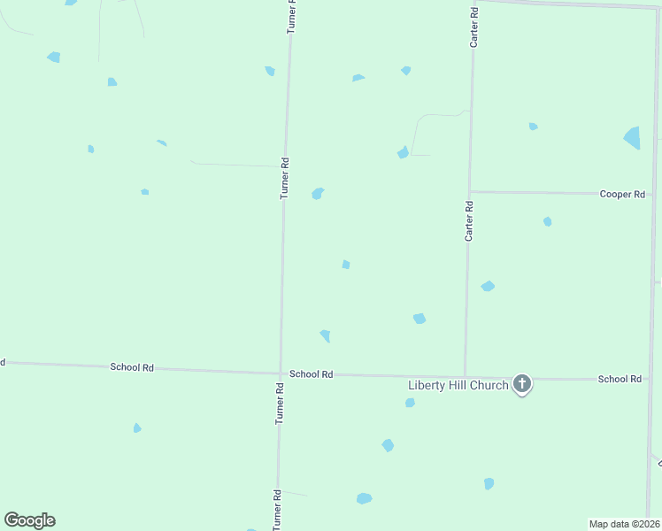 map of restaurants, bars, coffee shops, grocery stores, and more near 452 Turner Road in Rose Bud