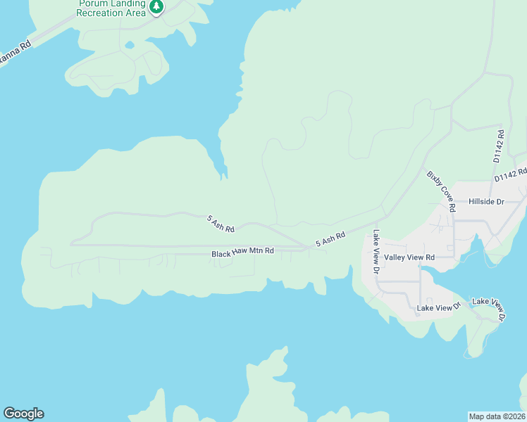 map of restaurants, bars, coffee shops, grocery stores, and more near 5 Ash Road in Porum