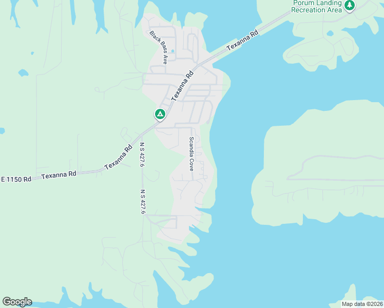 map of restaurants, bars, coffee shops, grocery stores, and more near Scandia Cove in McIntosh County