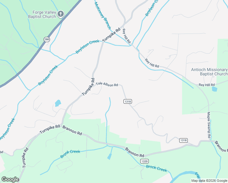 map of restaurants, bars, coffee shops, grocery stores, and more near 997 Tole Allison Road in Mills River