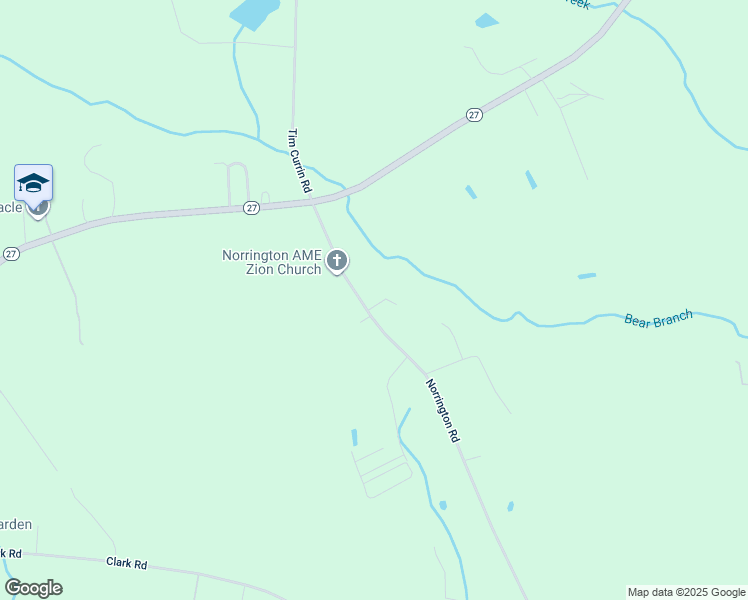 map of restaurants, bars, coffee shops, grocery stores, and more near 281 Norrington Road in Lillington