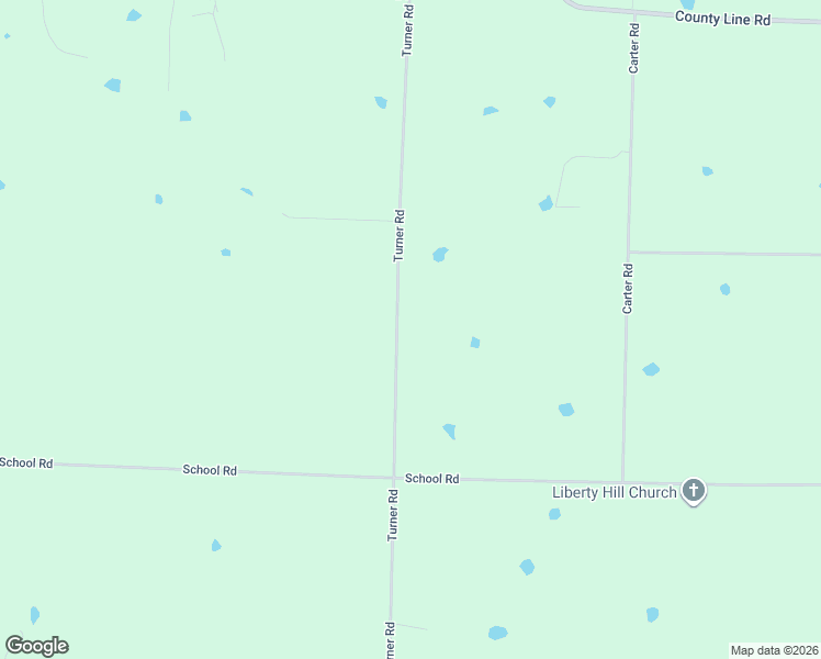 map of restaurants, bars, coffee shops, grocery stores, and more near 460 Turner Road in Rose Bud