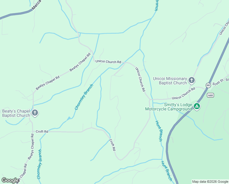 map of restaurants, bars, coffee shops, grocery stores, and more near 255 County Road 662 in Tellico Plains