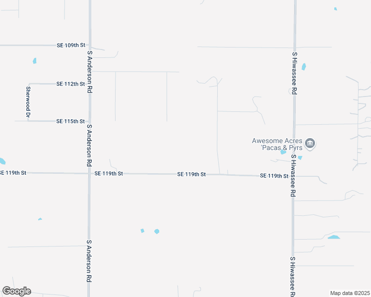 map of restaurants, bars, coffee shops, grocery stores, and more near 12425 Southeast 119th Street in Oklahoma City