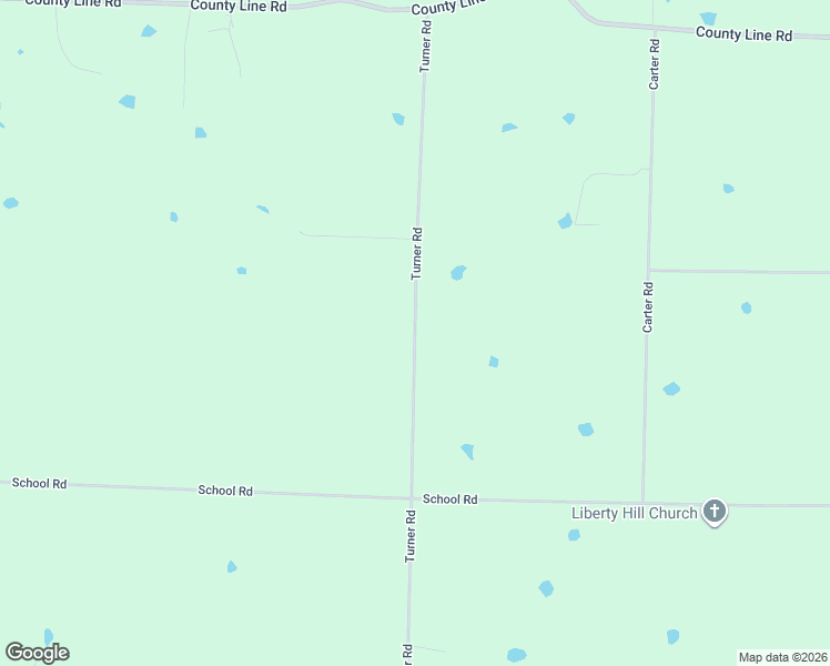 map of restaurants, bars, coffee shops, grocery stores, and more near 460 Turner Road in Rose Bud