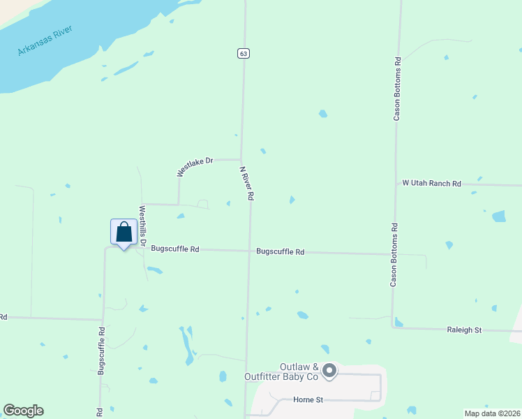 map of restaurants, bars, coffee shops, grocery stores, and more near 2202 North River Road in Lavaca