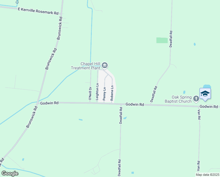 map of restaurants, bars, coffee shops, grocery stores, and more near 8216 Robena Lane in Millington