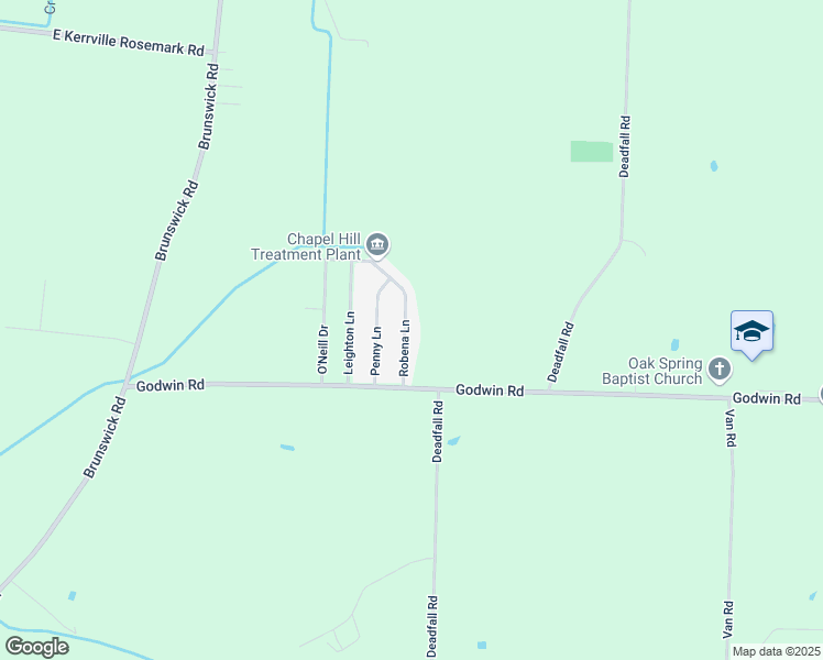 map of restaurants, bars, coffee shops, grocery stores, and more near 8216 Robena Lane in Millington