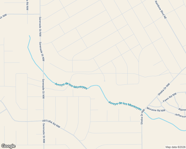 map of restaurants, bars, coffee shops, grocery stores, and more near Sagittarius Court Northwest in Rio Rancho