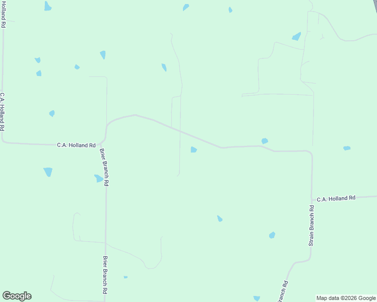 map of restaurants, bars, coffee shops, grocery stores, and more near 195A C A Holland Road North in Quitman