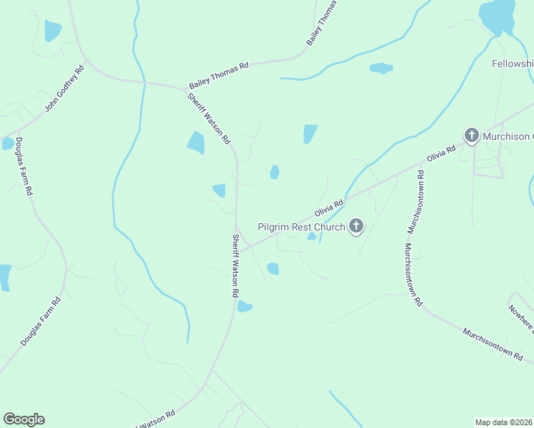 map of restaurants, bars, coffee shops, grocery stores, and more near 5287 Sheriff Watson Road in Sanford