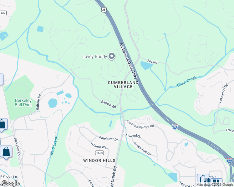 map of restaurants, bars, coffee shops, grocery stores, and more near 214 Cranbrook Circle in Hendersonville