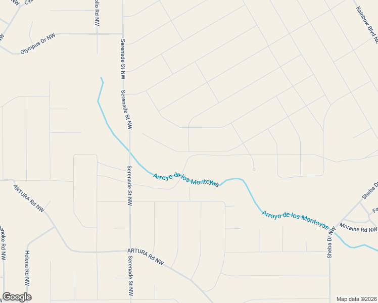 map of restaurants, bars, coffee shops, grocery stores, and more near Sagittarius Court Northwest in Rio Rancho