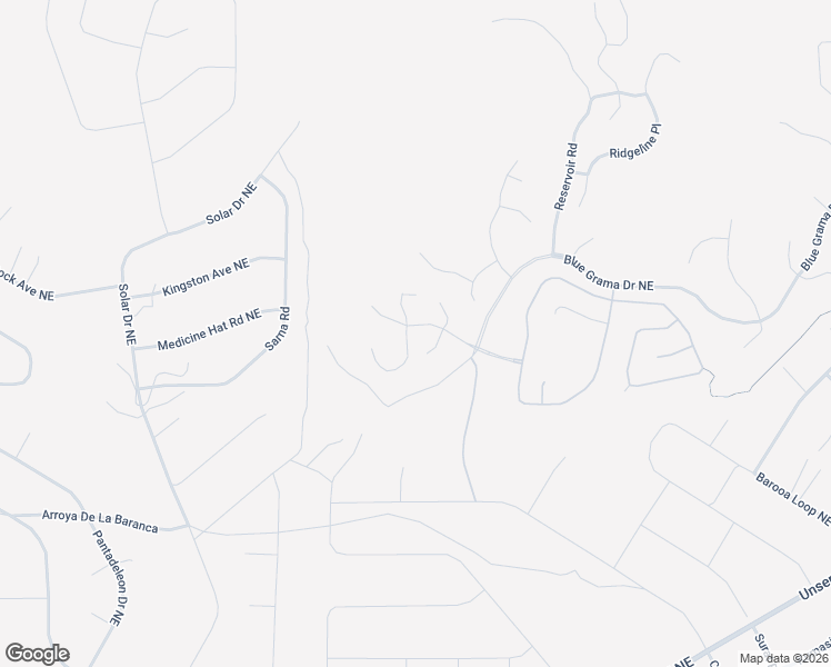 map of restaurants, bars, coffee shops, grocery stores, and more near 5565 Barranca Overlook Court in Rio Rancho