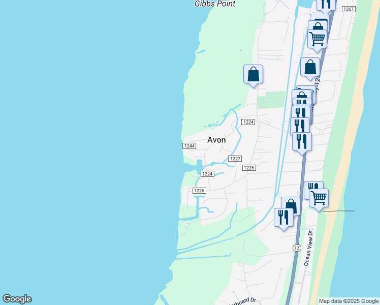 map of restaurants, bars, coffee shops, grocery stores, and more near 40163 CC Gray Road in Avon