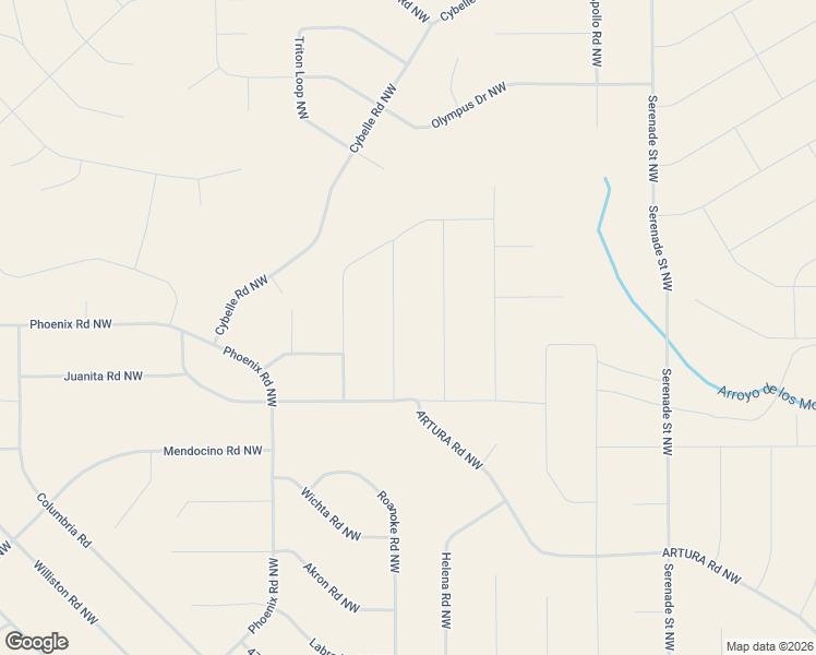 map of restaurants, bars, coffee shops, grocery stores, and more near Margarita Road Northwest in Rio Rancho
